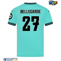 Moški Nogometni dresi Wolves Jean-Ricner Bellegarde #27 Gostujoči 2025-26 Kratek Rokav